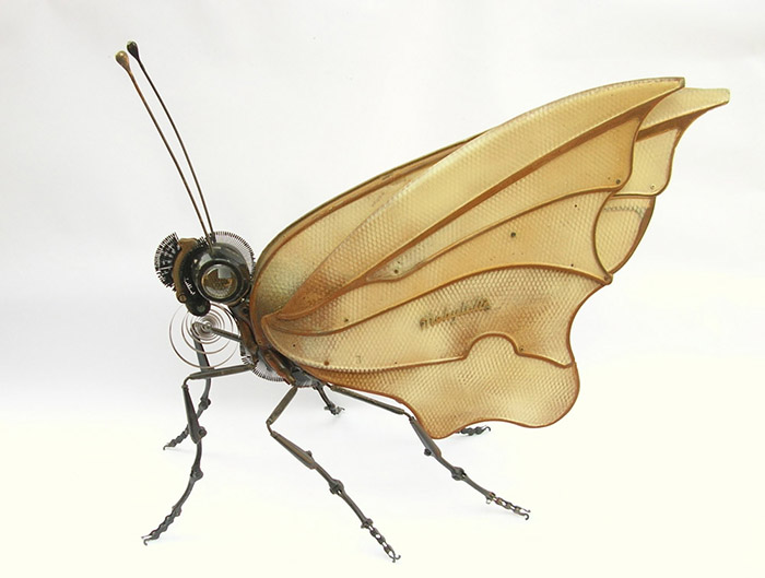 edouard Matinet's butterfly sculpture 